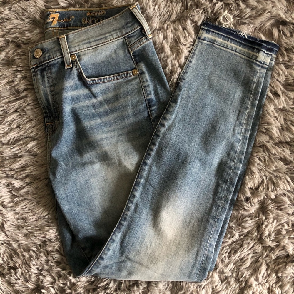 7 for all mankind The Ankle Skinny Size 28 NEW